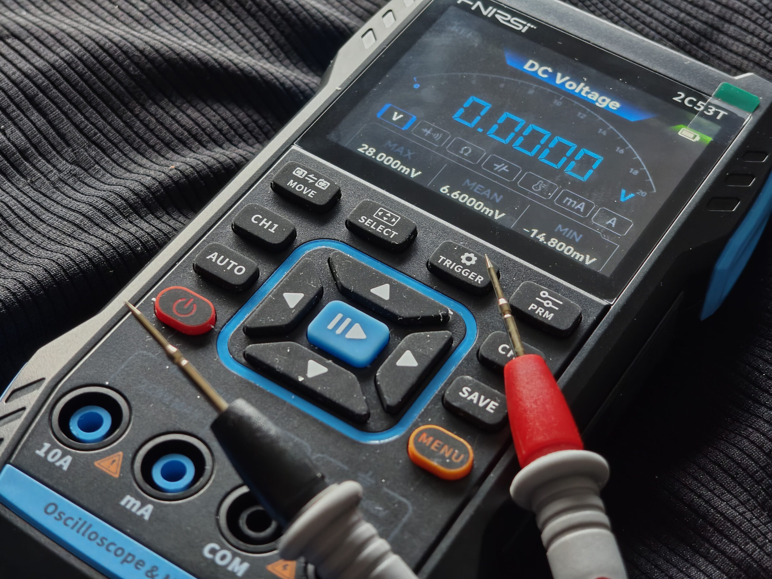 FNIRSI 2C53T Digital Multimeter, Oscilloscope and Signal Generator