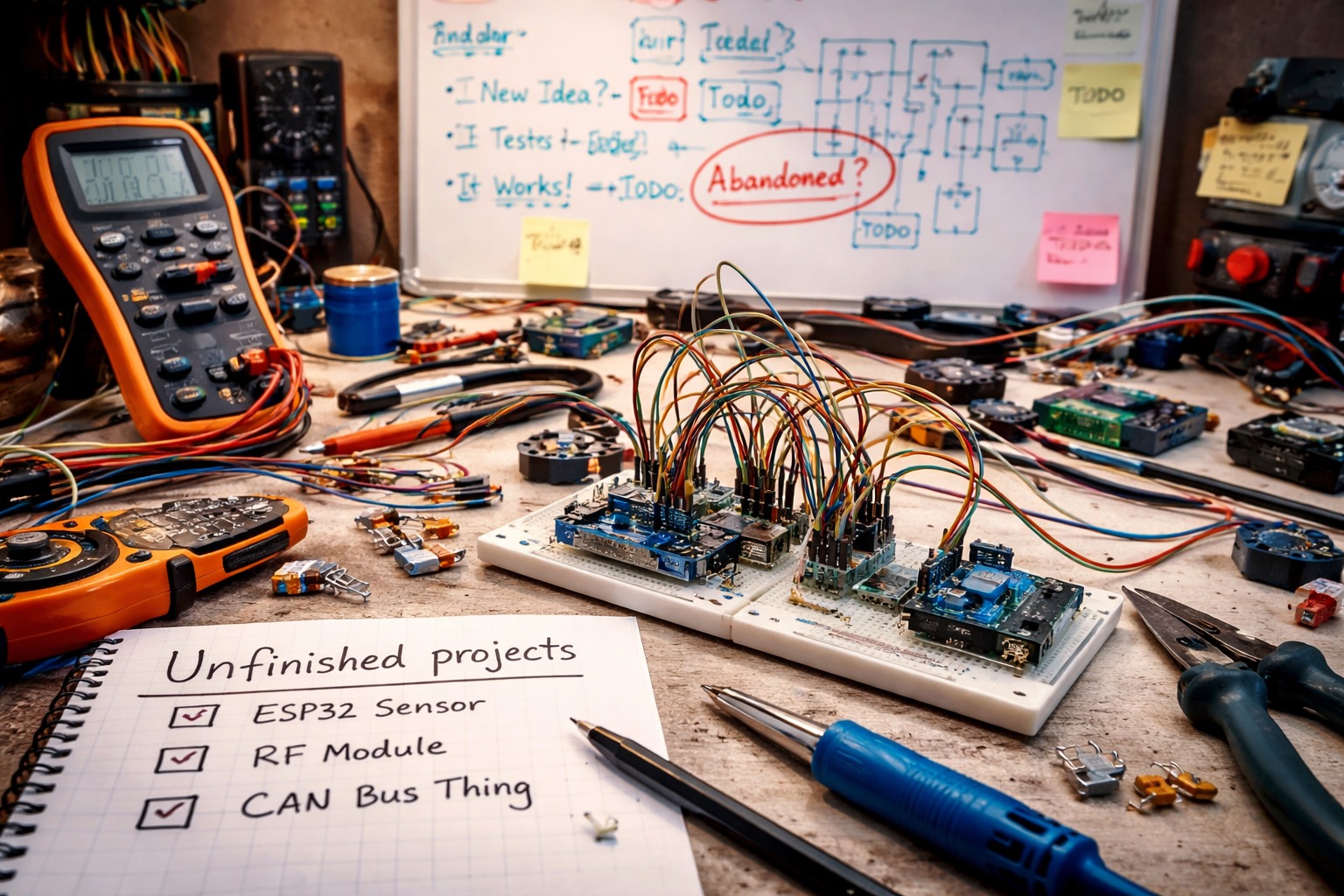 Not every project gets finished, and that's perfectly OK